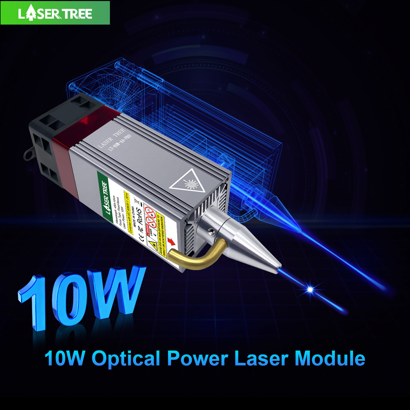 LASER TREE 5W 10W Modulo laser - Industrial Laser Engraver recensione e prezzo