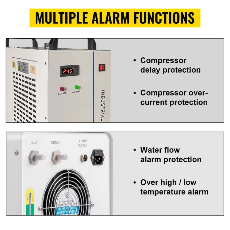 CW3000 Sistema di Raffreddamen - Laser Industrial Chiller recensione e prezzo