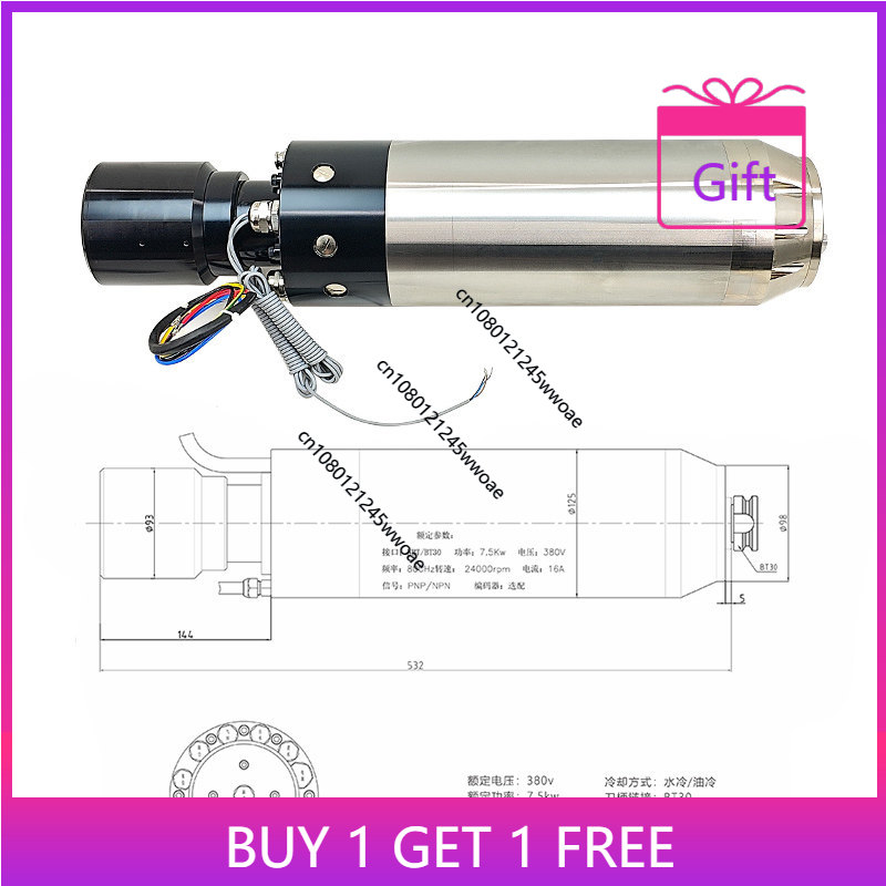 Motore Mandrino Elettrico a Ca - Cnc Spindle Motor recensione e prezzo